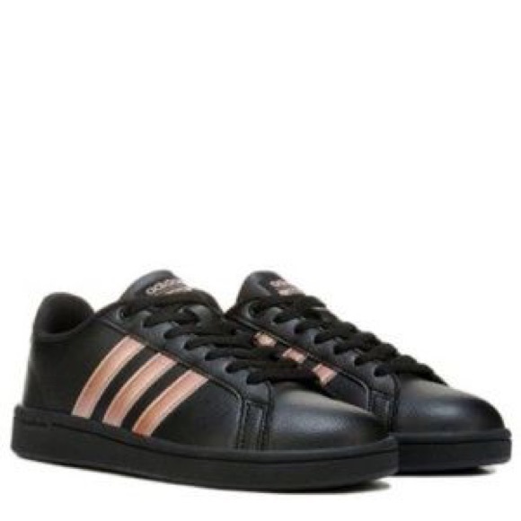adidas Other - Kids adidas w/ rose gold stripes Sz 3